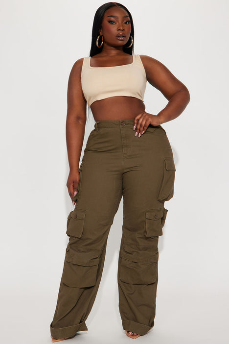 Cream Wide Leg High Waisted Cargo Pants | Pants | Fashion inspo outfits,  Clothes, Streetwear girl